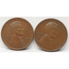 UNITED STATES OF AMERICA 1911 . ONE 1 CENT COINS